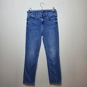 Mother Mid Rise Dazzler Ankle Jeans We the Animals 27 / 4